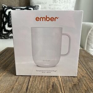 Ember Temperature Control Mug 2 White 14 Oz Smart Heated Coffee Cup New Sealed